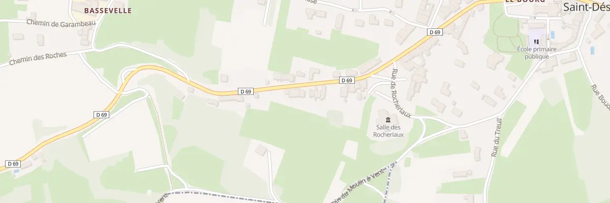 Plan du 73 Av de Bourgogne à Saint-Désert