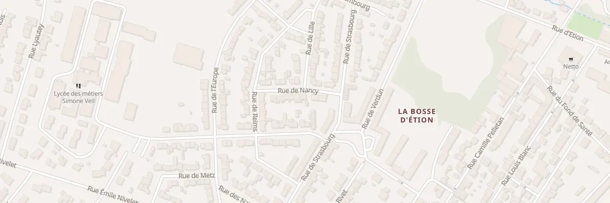 Plan du 5 Rue de Nancy à Charleville-Mézières