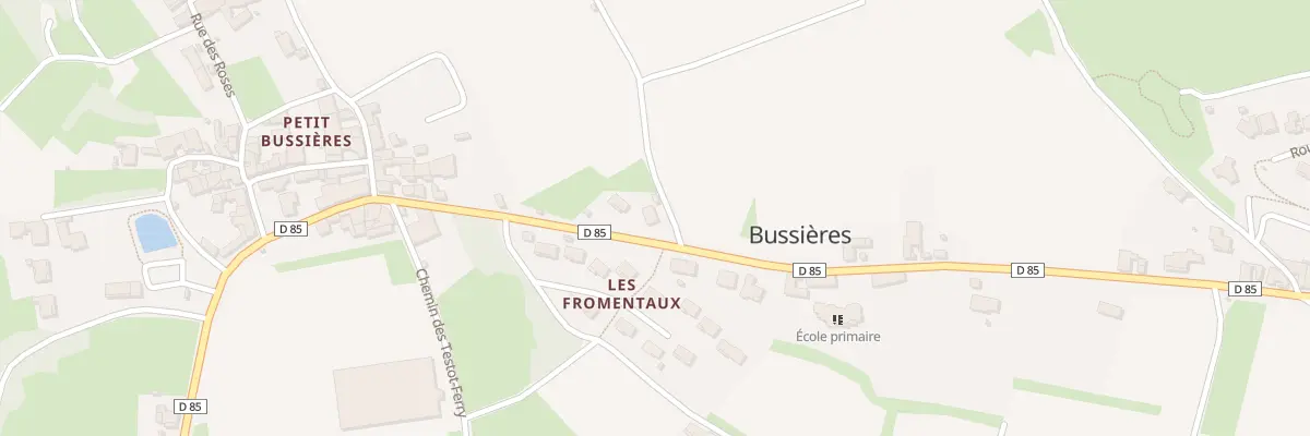 Plan du 897 Rte Alphonse de Lamartine à Bussières