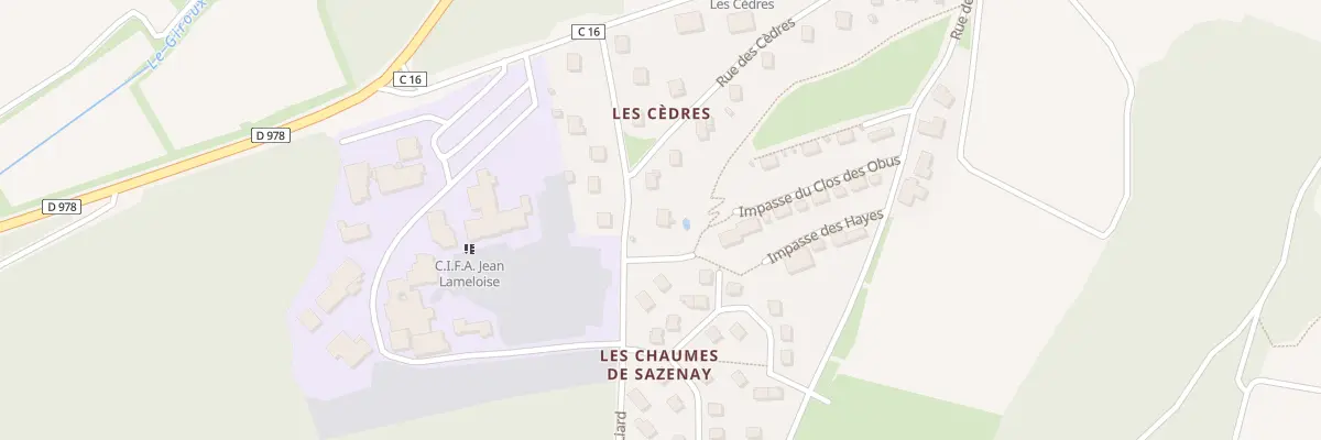 Plan du 8 Rue du Liard à Mercurey