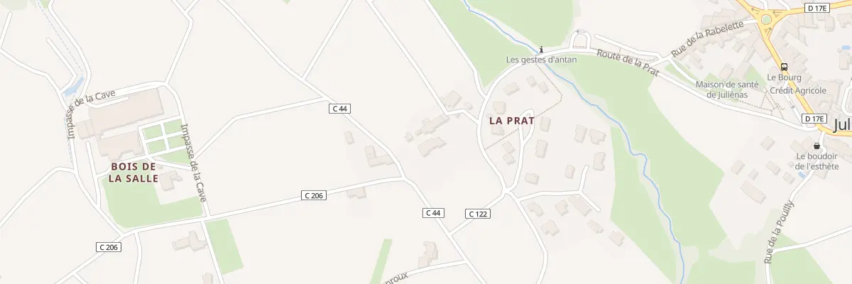 Plan du 12 Rte du Treve à Chénas