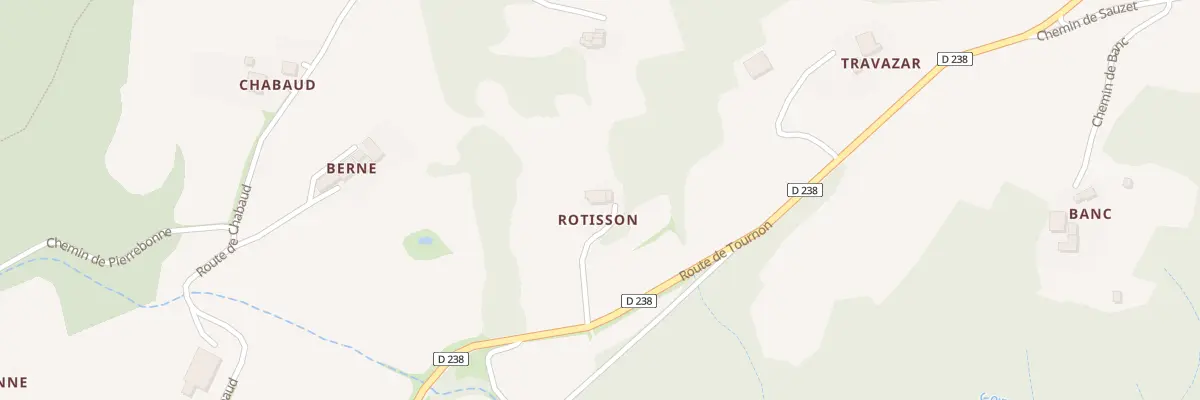 Plan du 925 Rte de Tournon à Colombier-le-Jeune