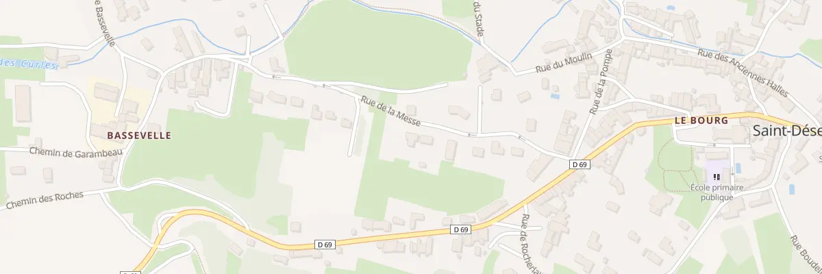 Plan du 15 Rue de la Messe à Saint-Désert