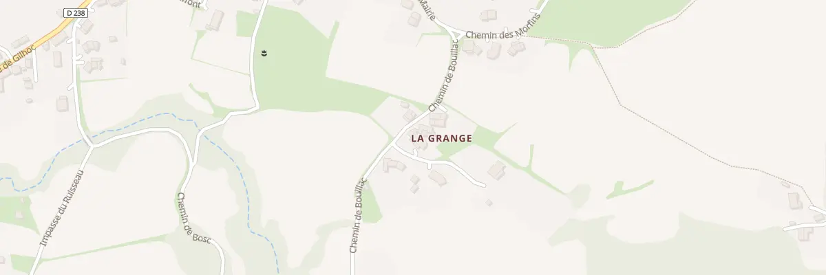 Plan du 155 Che de Bouillac à Colombier-le-Jeune