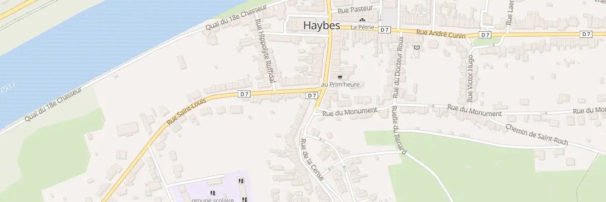 Plan du 4 Pl du Monument à Haybes