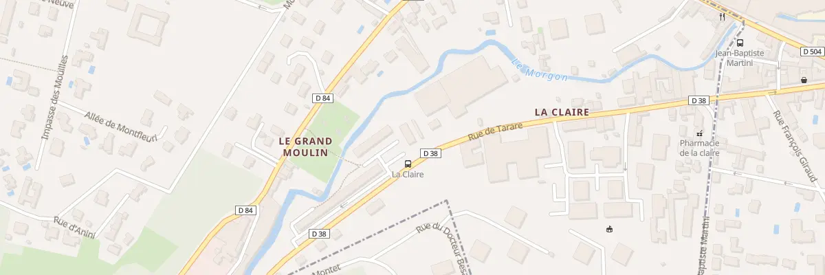 Plan du 570 Rue de Tarare à Gleizé