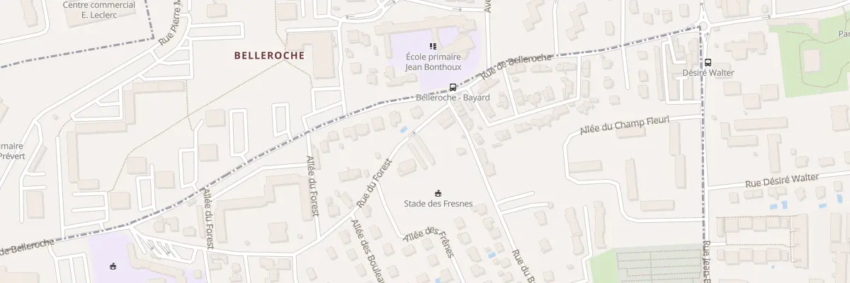 Plan du 72 Rue du Bayard à Limas
