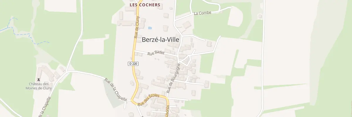 Plan du 5012 Au Village à Berzé-la-Ville
