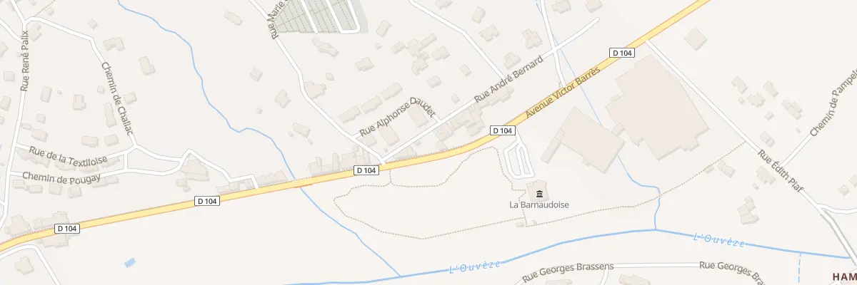 Plan du 185 Rue André Bernard à Saint-Julien-en-Saint-Alban