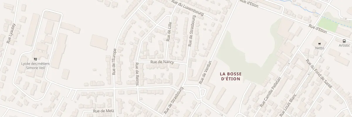 Plan du 4 Rue de Nancy à Charleville-Mézières