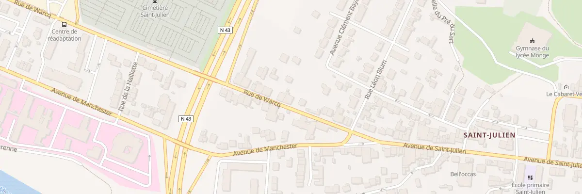 Plan du 6 Rue de Warcq à Charleville-Mézières