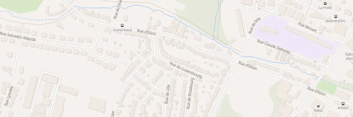 Plan du 24 Rue de Luxembourg à Charleville-Mézières