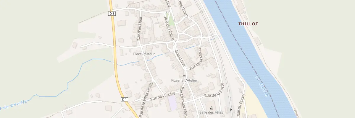 Plan du 697 Grand’rue à Deville