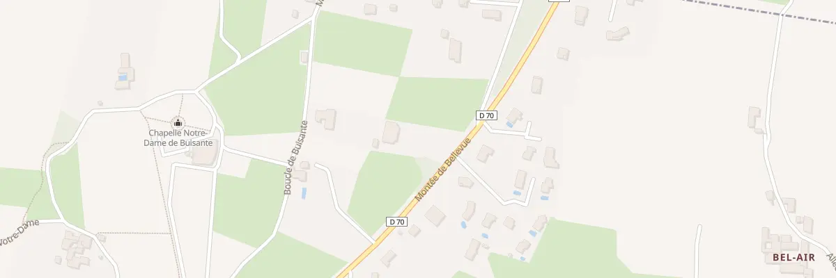 Plan du 1007 Mte de Bellevue à Pommiers