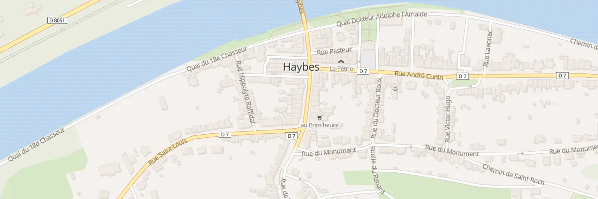 Plan du 20T Rue du Rivage à Haybes