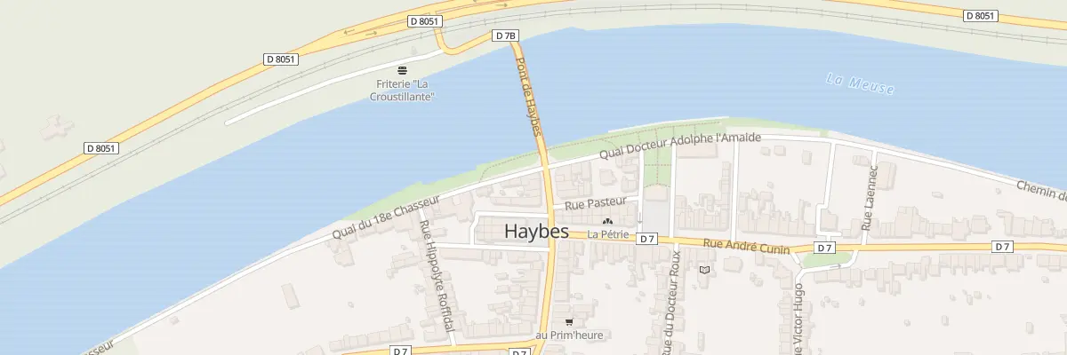 Plan du 2 Rue du Rivage à Haybes