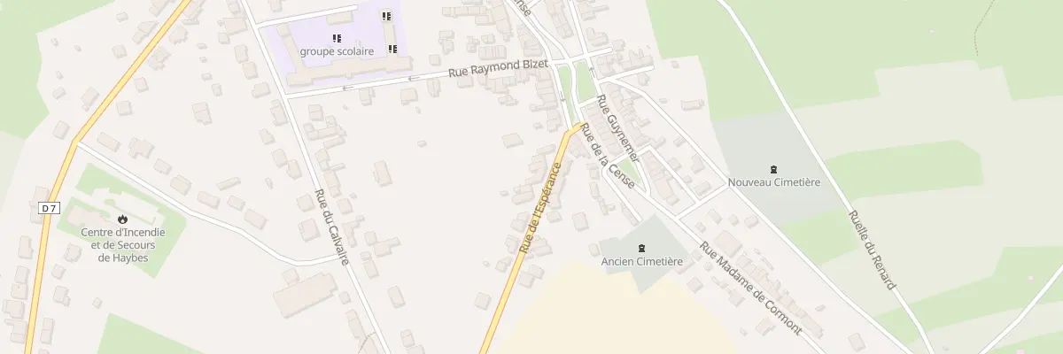 Plan du 6 Rue de l’Espérance à Haybes