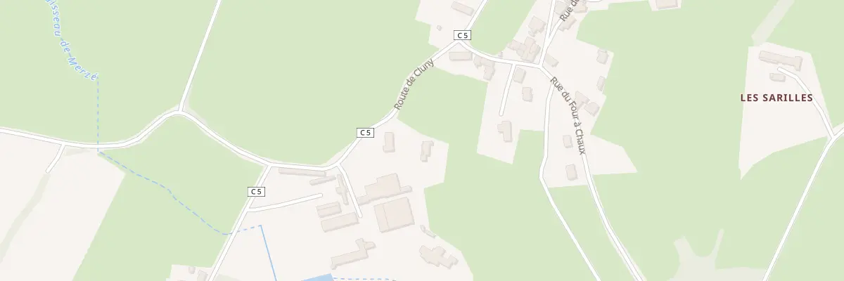 Plan du 302 Rte de Cluny à Cortambert