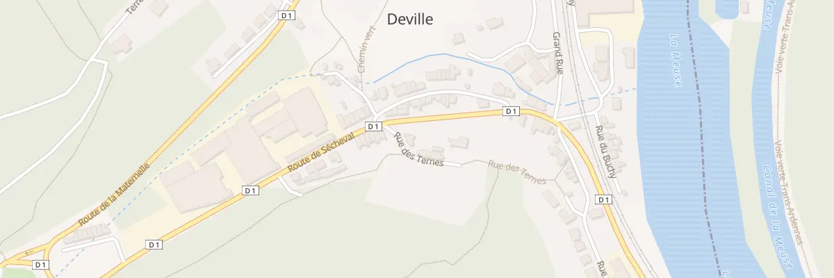 Plan du 5509 Rue des Ternes à Deville
