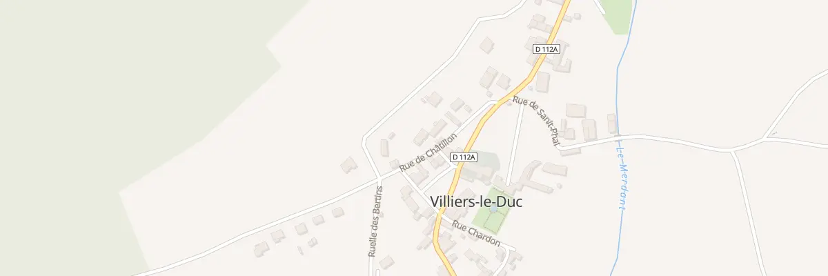 Plan du 9 Rue de Châtillon à Villiers-le-Duc