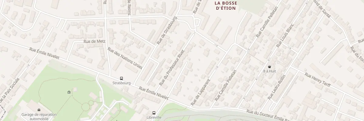 Plan du 10 Rue du Professeur Rivet à Charleville-Mézières