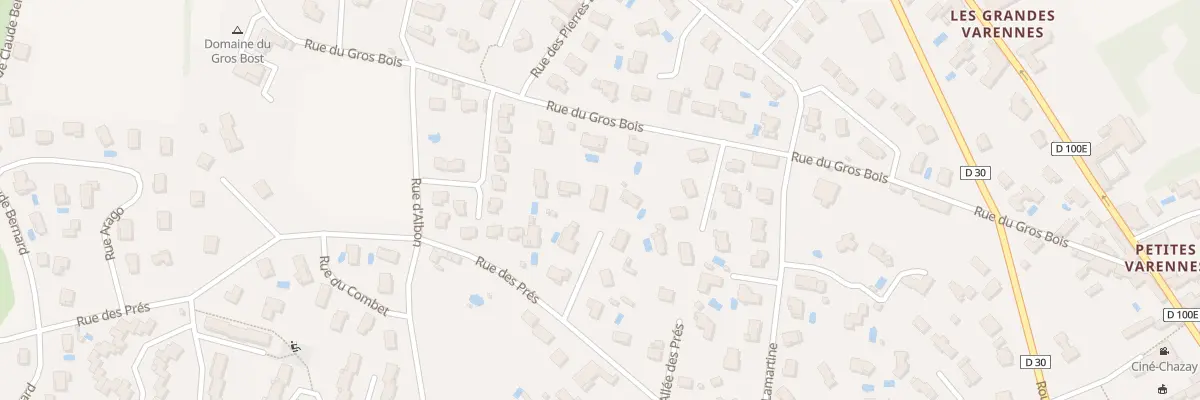 Plan du 7 Rue des Sorbiers à Chazay-d’Azergues