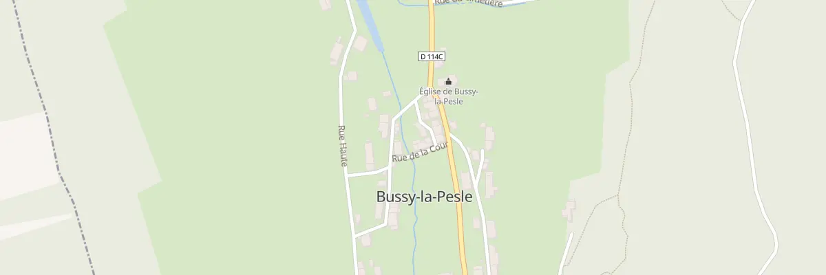 Plan du 4 Rue de la Cour à Bussy-la-Pesle