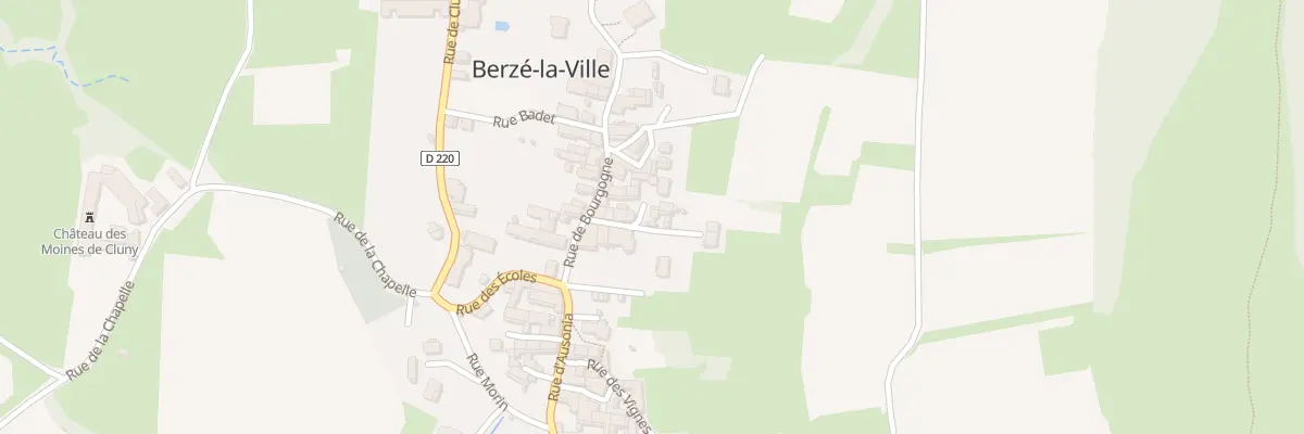 Plan du 9 Imp des Acacias à Berzé-la-Ville