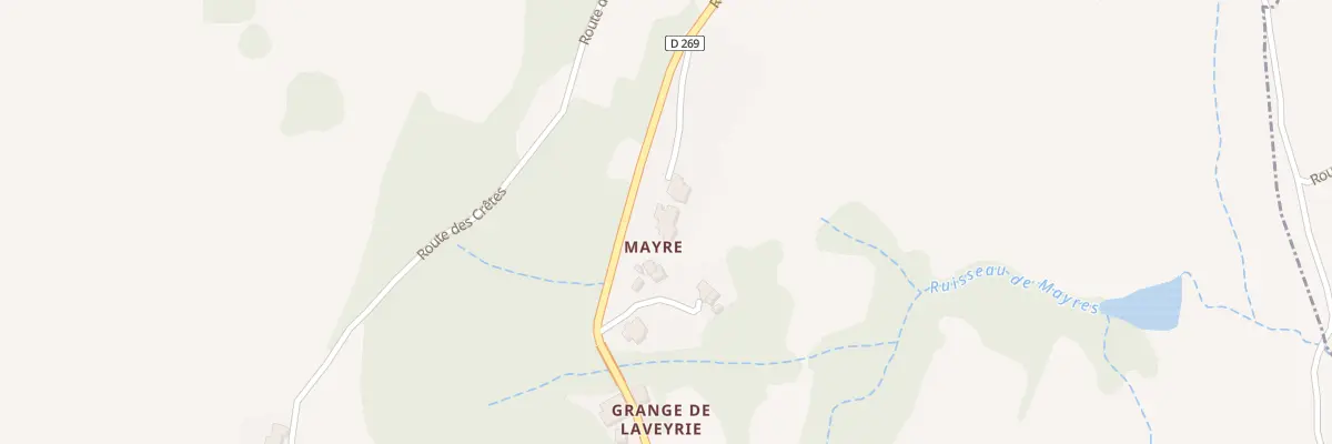 Plan du 2705 Rte d’Alboussière à Gilhoc-sur-Ormèze