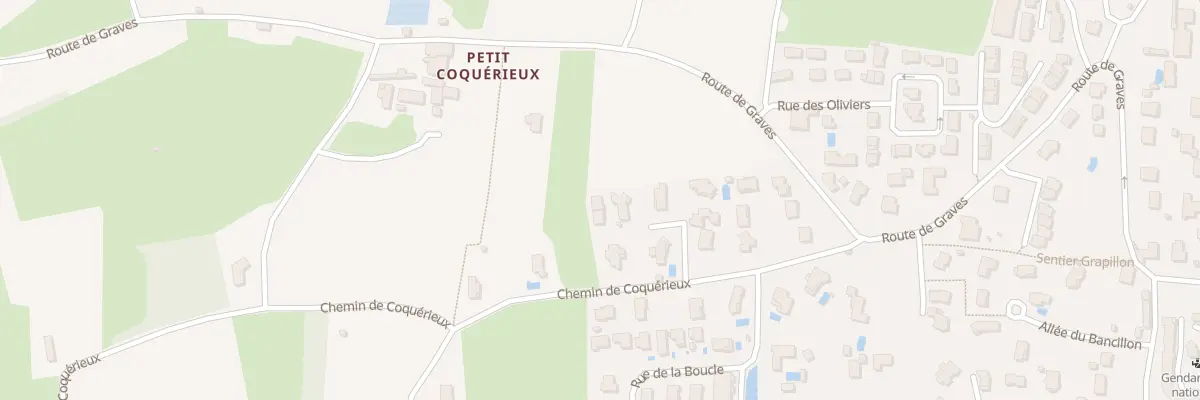 Plan du 152 Che de Coquerieux à Anse