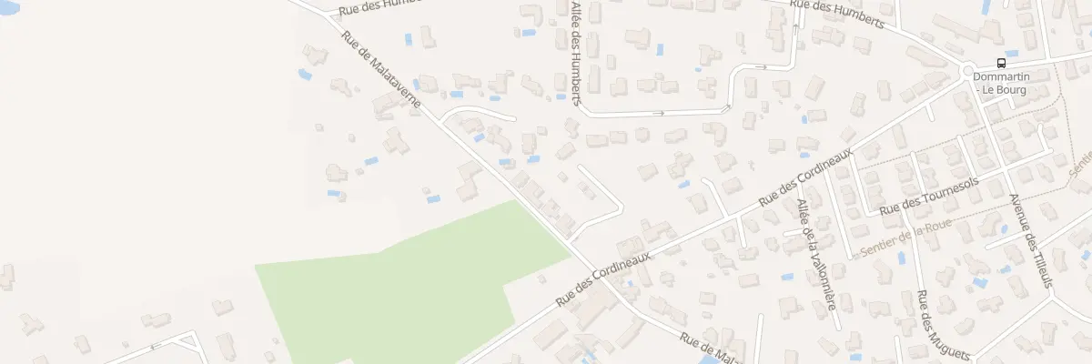 Plan du 303 Rue de Malataverne à Dommartin