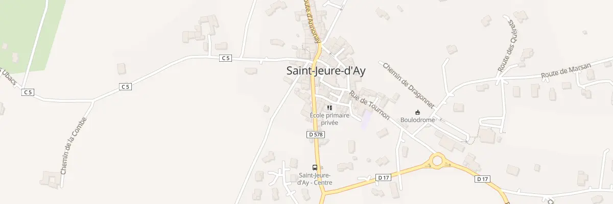 Plan du 90 Rte de Lamastre à Saint-Jeure-d’Ay