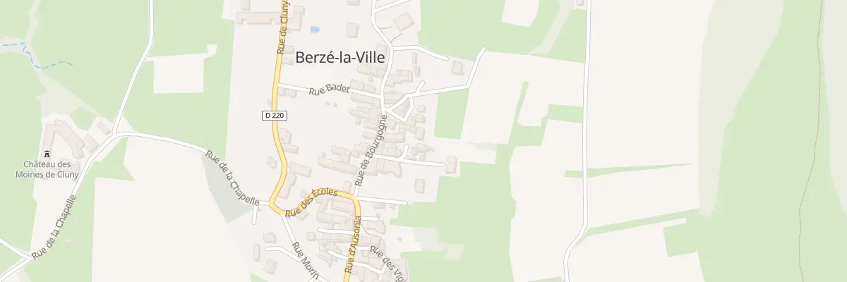 Plan du 7 Imp des Acacias à Berzé-la-Ville