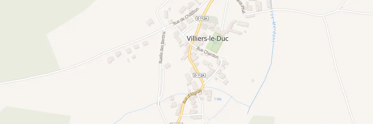 Plan du 1 Rue d’Aignay à Villiers-le-Duc