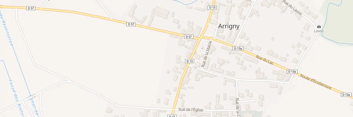 Plan du 6 Rue du Jeu de Paume à Arrigny