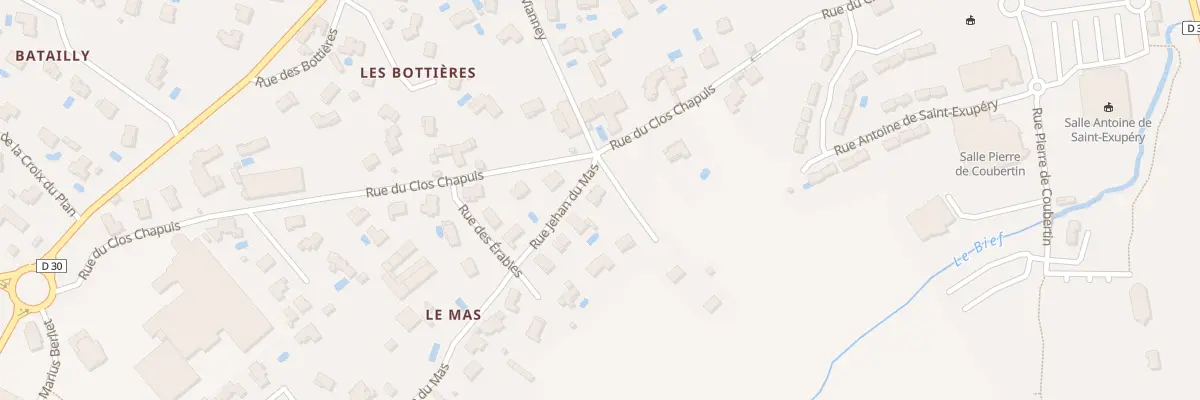 Plan du 1 Rue Jehan du Mas à Chazay-d’Azergues
