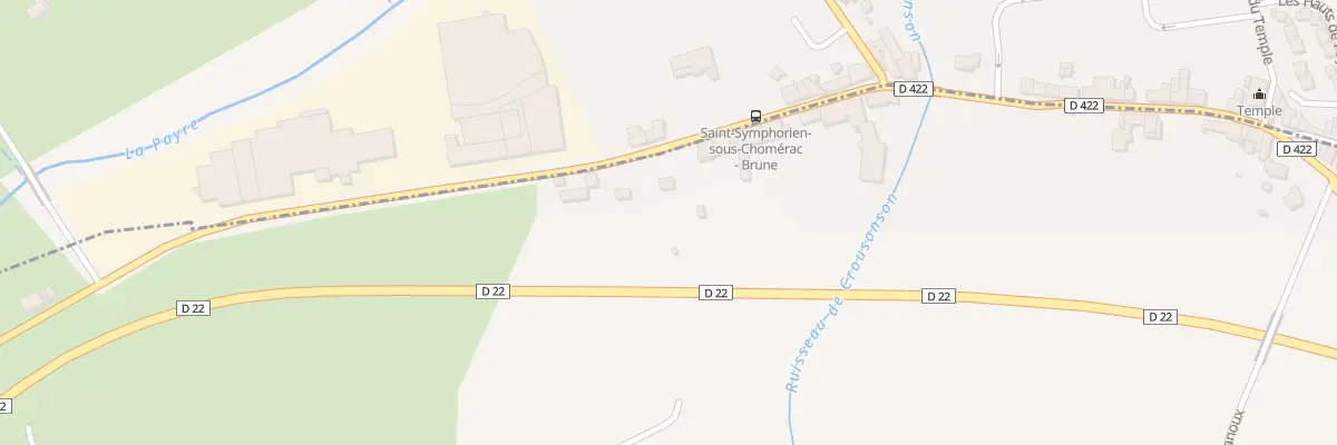 Plan du 475 Rte de Brune à Saint-Lager-Bressac