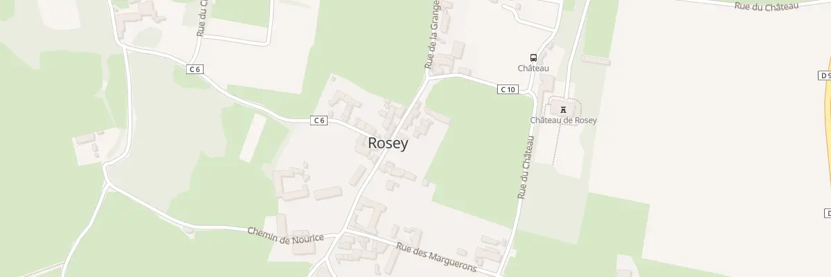 Plan du 10 Rue de la Grange St Pierre à Rosey