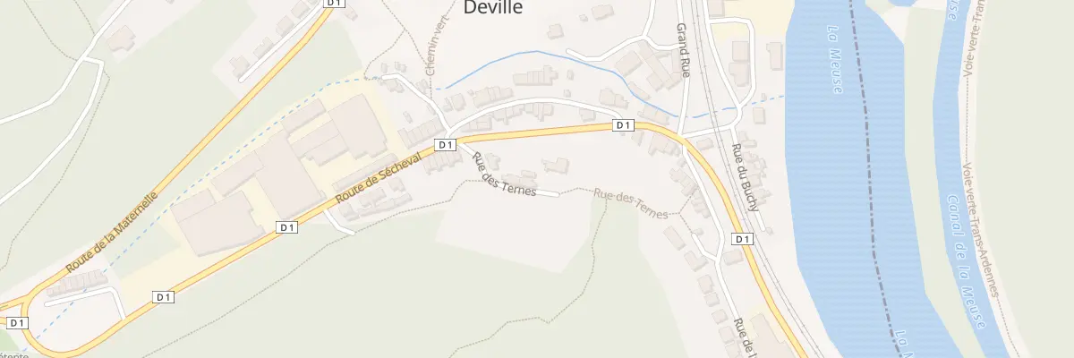 Plan du 3 Rue des Ternes à Deville