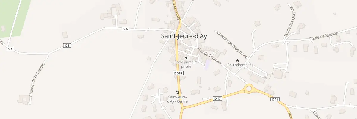 Plan du 5045 Rte d’Annonay à Saint-Jeure-d’Ay