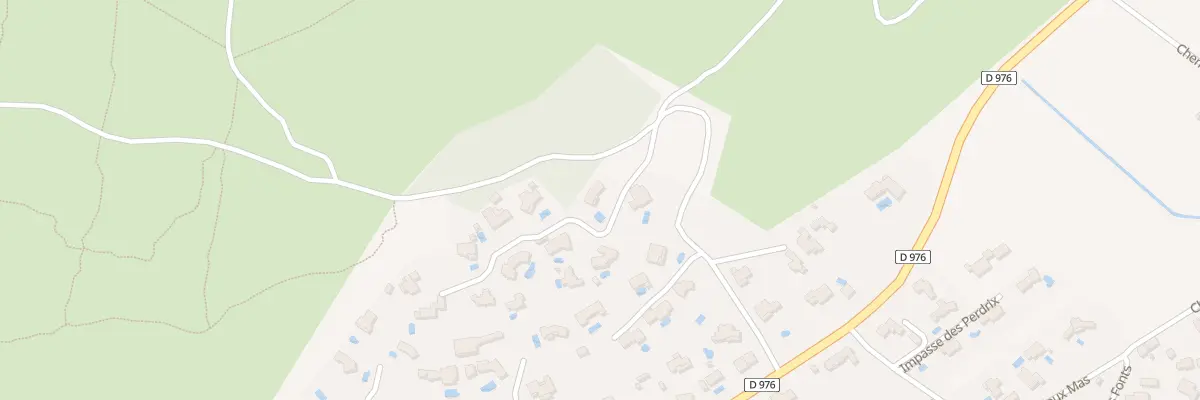 Plan du 387 Che des Chênes Blancs à Rochefort-du-Gard