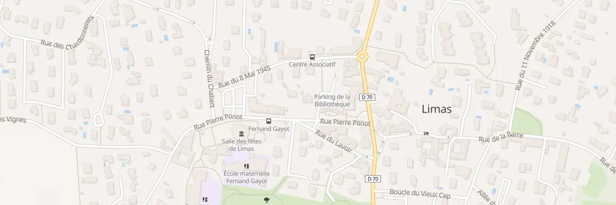 Plan du 6 Rue Pierre Ponot à Limas