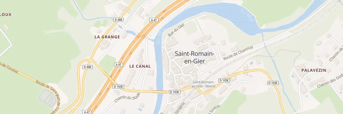 Plan du 1 Pass de l’Eglise à Saint-Romain-en-Gier
