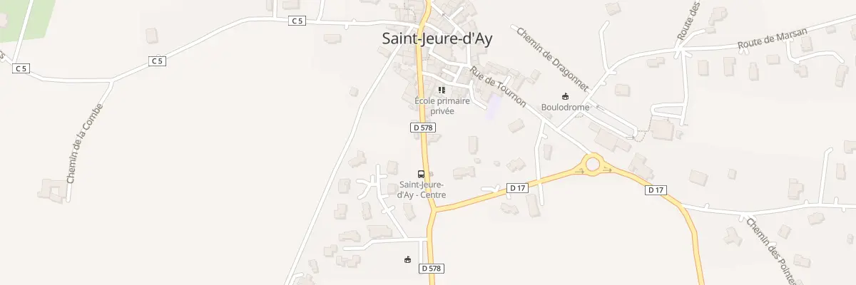 Plan du 5111 Rte d’Annonay à Saint-Jeure-d’Ay
