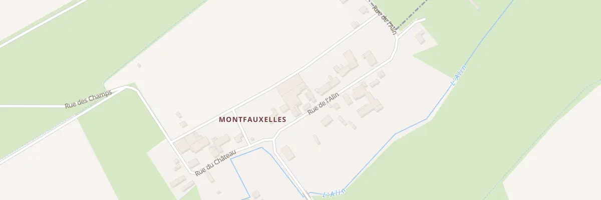 Plan du 11 Rue de l’Alin à Ardeuil-et-Montfauxelles