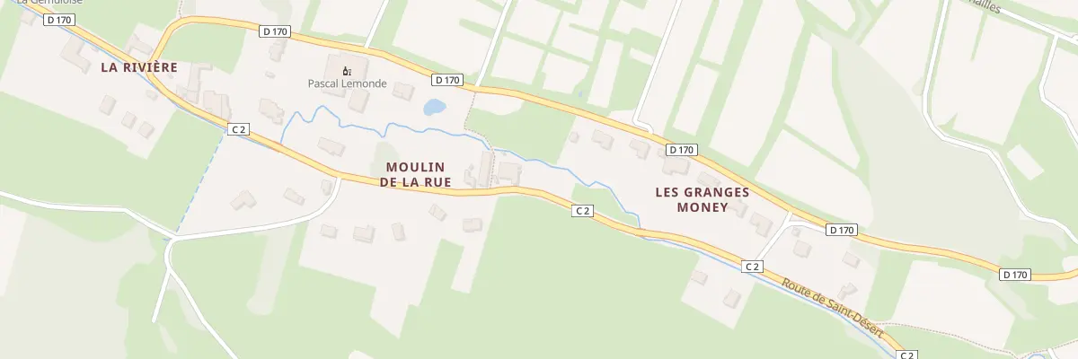 Plan du 21 Rte de Saint-désert à Jambles