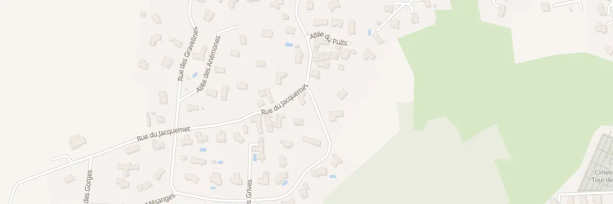 Plan du 25 Rue du Jacquemet à La Tour-de-Salvagny