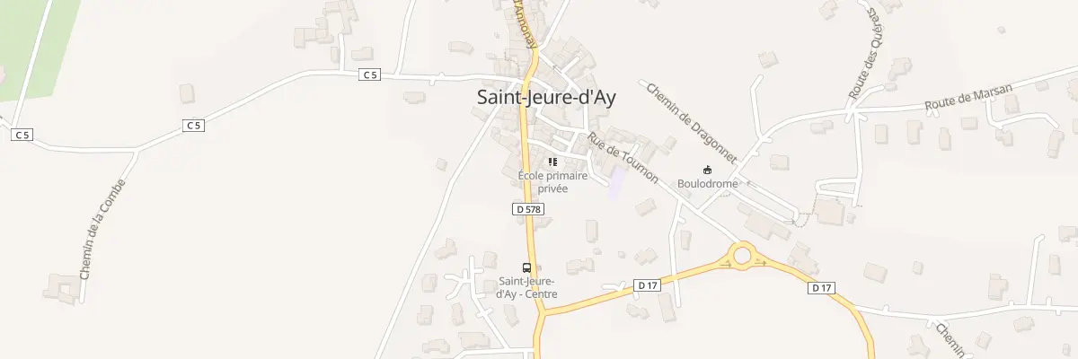 Plan du 5046 Rte d’Annonay à Saint-Jeure-d’Ay