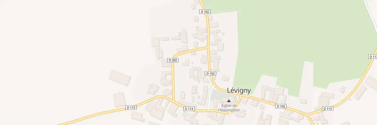 Plan du 1 Rue du Chateau à Lévigny