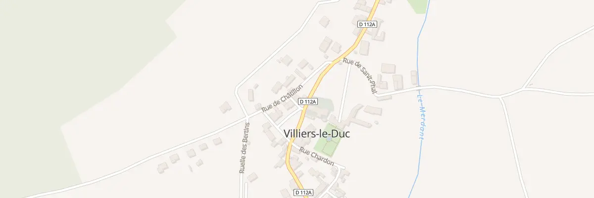 Plan du 1 Rue de l’Eglise à Villiers-le-Duc